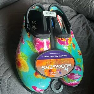 Sloggers Vibrant Floral Garden Shoes